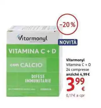 dm drogerie markt Vitarmonyl Vitamina C+D 24 compresse offerta