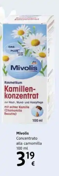 dm drogerie markt Mivolis Concentrato alla camomilla 100ml offerta