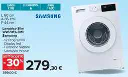 Carrefour Lavatrice Slim Samsung offerta