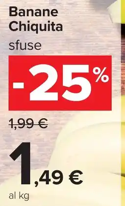 Carrefour Banane Chiquita sfuse offerta