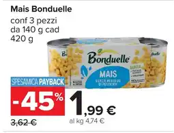 Carrefour Mais Bonduelle offerta
