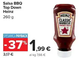 Carrefour Salsa BBQ Top Down Heinz offerta