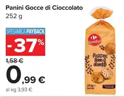 Carrefour Panini Gocce di Cioccolato Sensation offerta