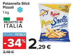Carrefour Patasnella Stick Pizzoli offerta