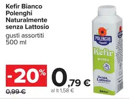 Carrefour Kefir Bianco Polenghi offerta