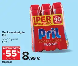 Carrefour Gel Lavastoviglie Pril offerta