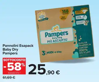 Pannolini Esapack Baby Dry Pampers