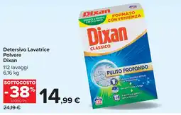 Carrefour Detersivo Lavatrice Polvere Dixan offerta