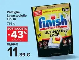 Carrefour Pastiglie Lavastoviglie Finish offerta