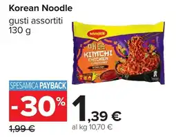 Carrefour Maggi Korean Noodle offerta