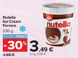 Carrefour Nutella Ice Cream Ferrero offerta