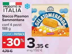Carrefour Stecco Plasmon Sammontana offerta