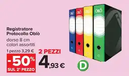 Carrefour Registratore Protocollo Oblò offerta