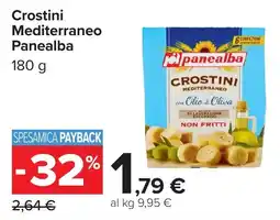 Carrefour Crostini Mediterraneo Panealba offerta