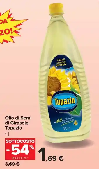 Olio di Semi di Girasole Topazio