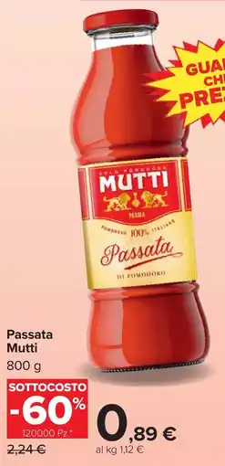 Carrefour Market Passata Mutti offerta