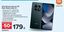 Carrefour Smartphone Xiaomi LTE Mod. Redmi Note 15 offerta