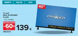 Carrefour Tv Led Irradio offerta