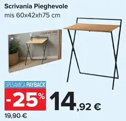 Carrefour Scrivania Pieghedole offerta