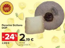 Carrefour Pecorino Siciliano DOP offerta
