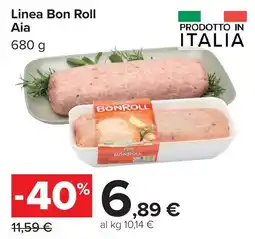 Carrefour Linea Bon Roll Aia offerta