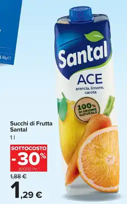 Carrefour Succhi di Frutta Santal offerta