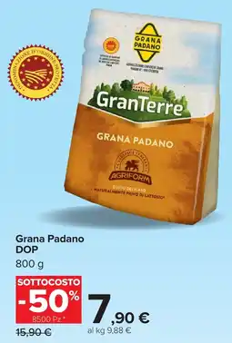Carrefour GranTerre Grana Padano offerta