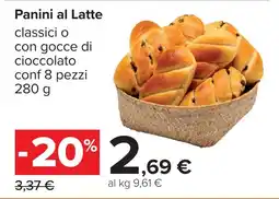 Carrefour Panini al Latte offerta