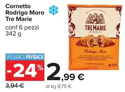 Carrefour Cornetto Rodrigo Moro Tre Marie offerta
