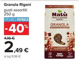Carrefour Granola Rigoni offerta