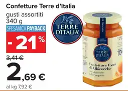 Carrefour Confettura Terre d'Italia offerta