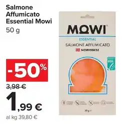 Carrefour Salmone Affumicato Essential Mowi offerta