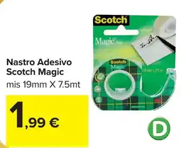 Carrefour Nastro Adesivo Scotch Magic offerta