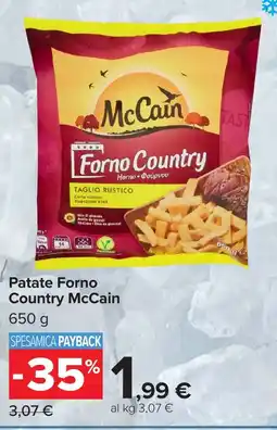 Carrefour Patate Forno Country McCain offerta