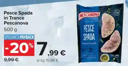 Carrefour Pesce Spada Pescanova offerta