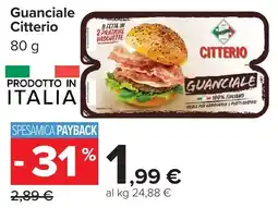 Carrefour Guanciale Citterio offerta