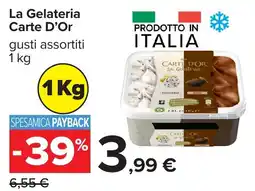 Carrefour La Gelateria Carte D'Or gusti assortiti offerta