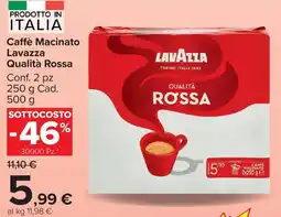 Carrefour Market Caffè Macinato Lavazza Qualità Rossa offerta