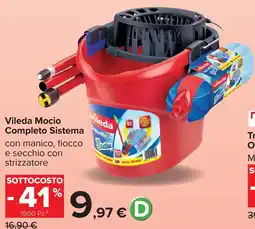 Carrefour Market Vileda Mocio Completo Sistema offerta