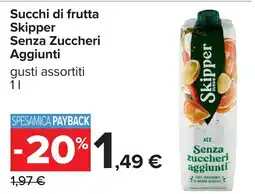 Carrefour Succhi di frutta Skipper offerta
