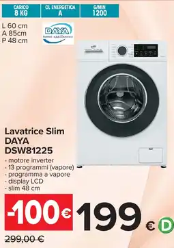 Carrefour Daya Lavatrice Slim offerta