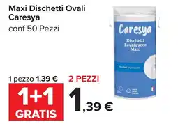 Carrefour Maxi Dischetti Ovati Caresya offerta