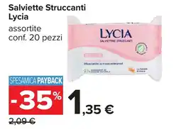 Carrefour Salviette Struccanti Lycia offerta