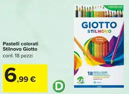 Carrefour Pastelli colorati Stilnovo Giotto offerta