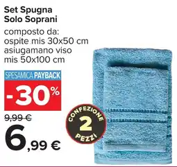 Carrefour Set Spugna Solo Soprani offerta