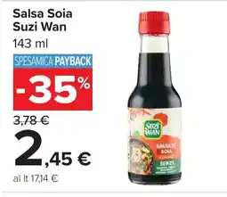Carrefour Market Salsa Soia Suzi Wan offerta