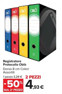 Carrefour Market Registratore Protocollo Oblò offerta