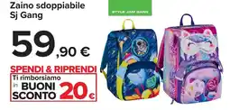 Carrefour Zaino sdoppiabile Sj Gang offerta