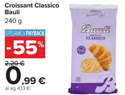 Carrefour Croissant Classico Bauli offerta