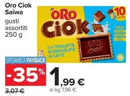 Carrefour Oro Ciok Saiwa offerta